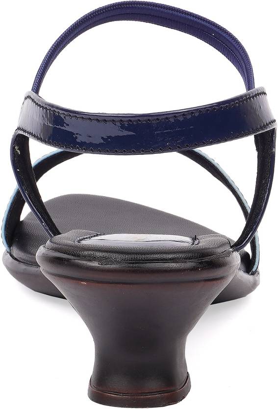Women Heels Sandal  (Blue , 3)