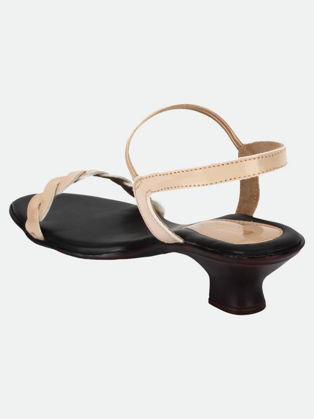 Women Heels Sandal  (Red , 4)