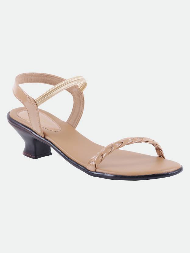 Women Heels Sandal  (White , 5)