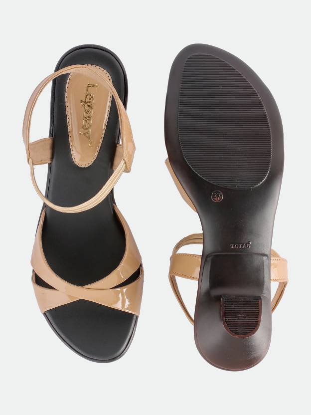 Women Heels Sandal  (White , 8)