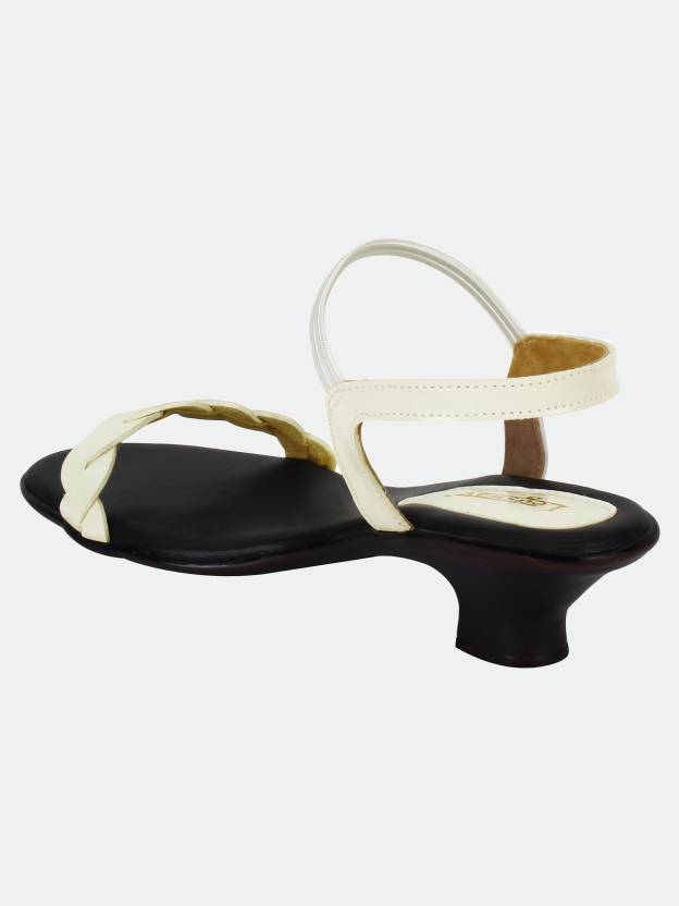 Women Heels Sandal  (White , 5)