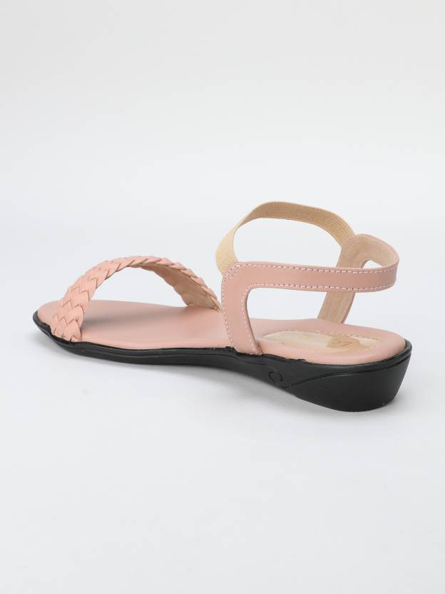 Women Flats Sandal  (Black , 7)