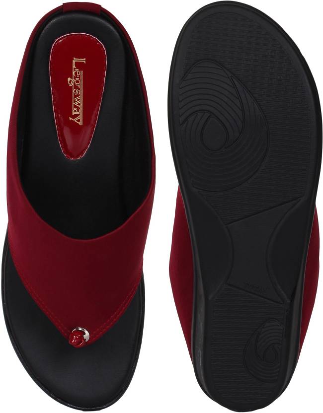 Women Wedges Sandal  (Black , 3)