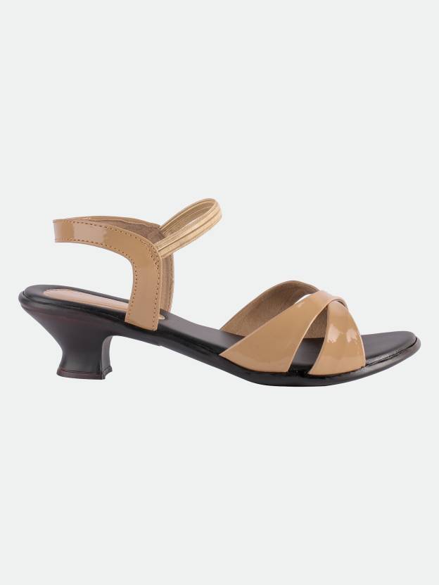 Women Heels Sandal  (White , 8)