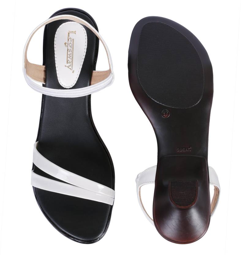 Women Heels Sandal  (Black , 6)