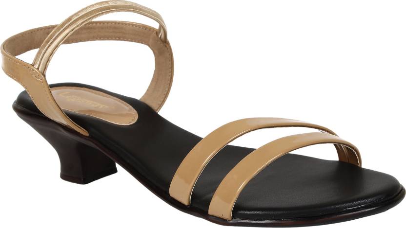 Women Heels Sandal  (Black , 7)