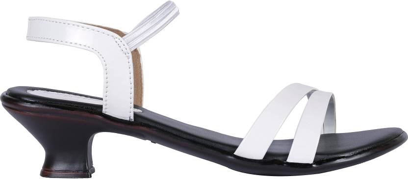 Women Heels Sandal  (Black , 6)