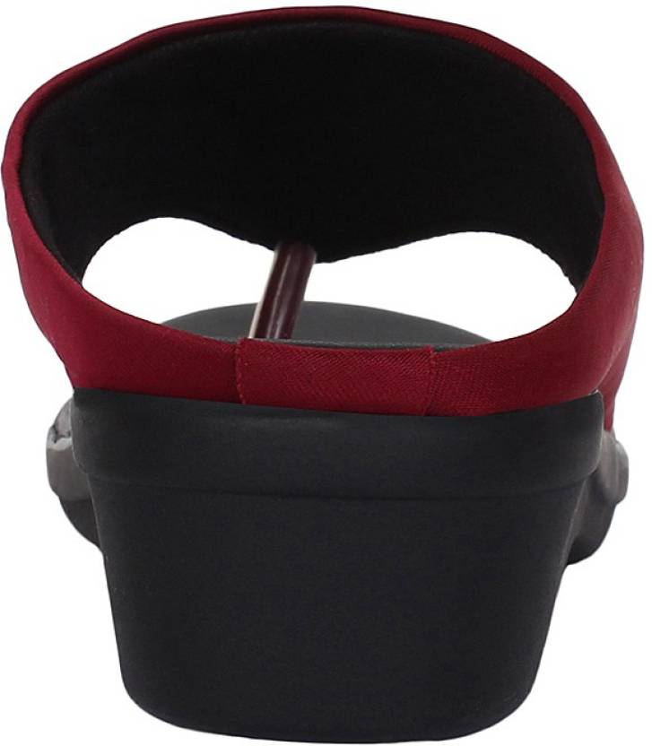 Women Wedges Sandal  (Black , 3)