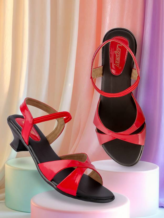 Women Heels Sandal  (Gold , 7)