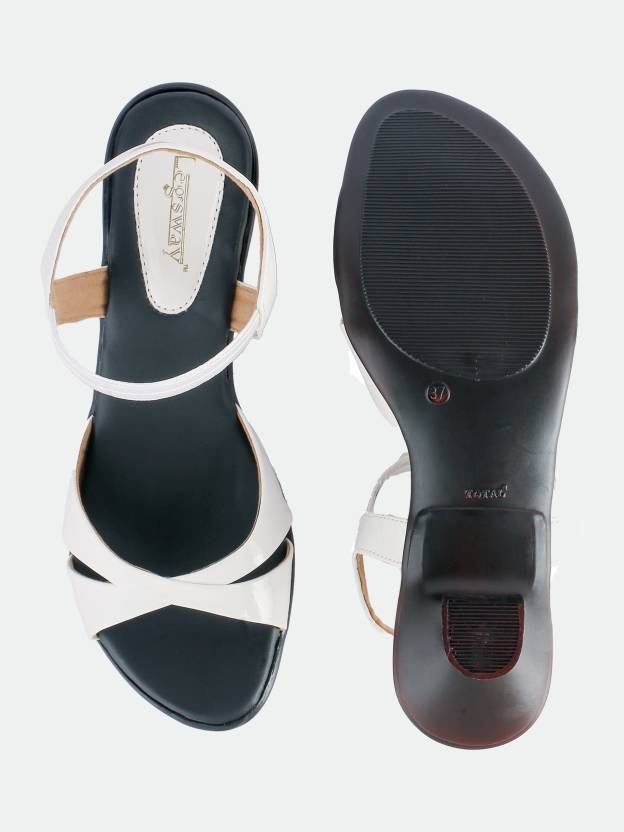Women Heels Sandal  (Gold , 7)