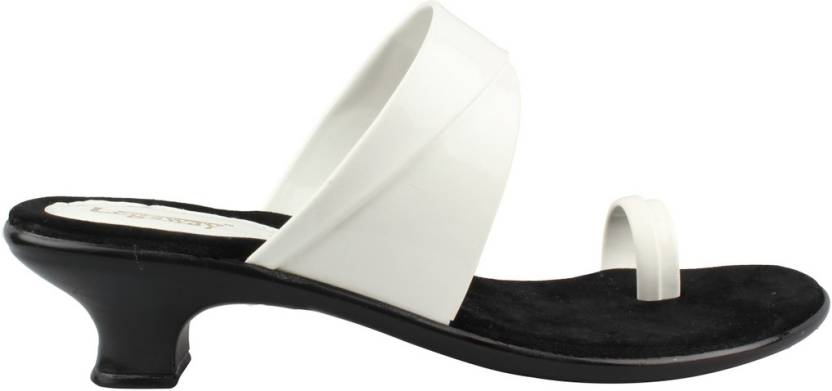 Women Heels Sandal  (White , 37 Euro)