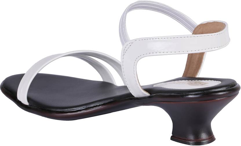Women Heels Sandal  (Black , 6)