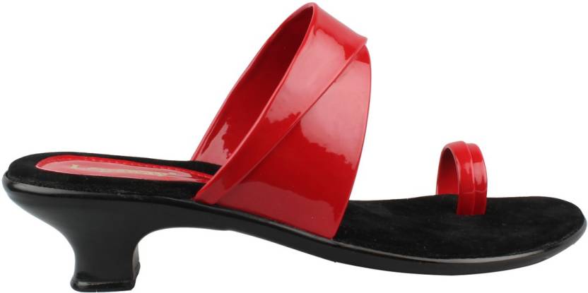 Women Heels Sandal  (Black , 40 Euro)