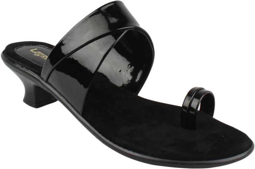 Women Heels Sandal  (Black , 40 Euro)