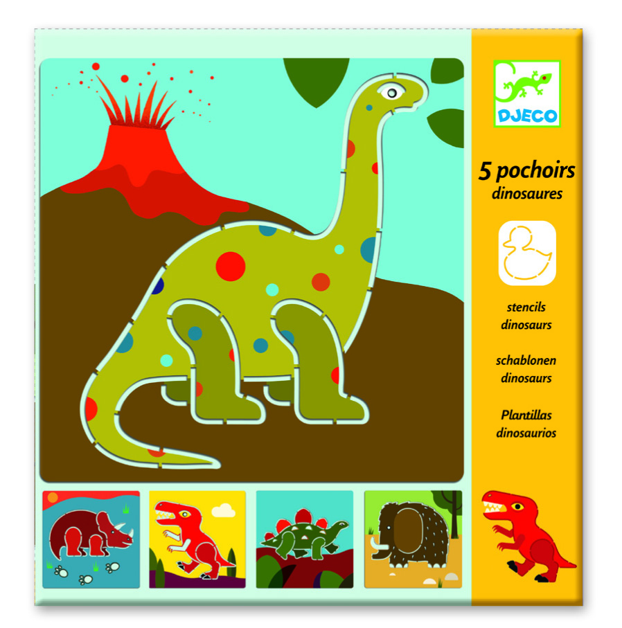 Dinoschablonen von Djeco