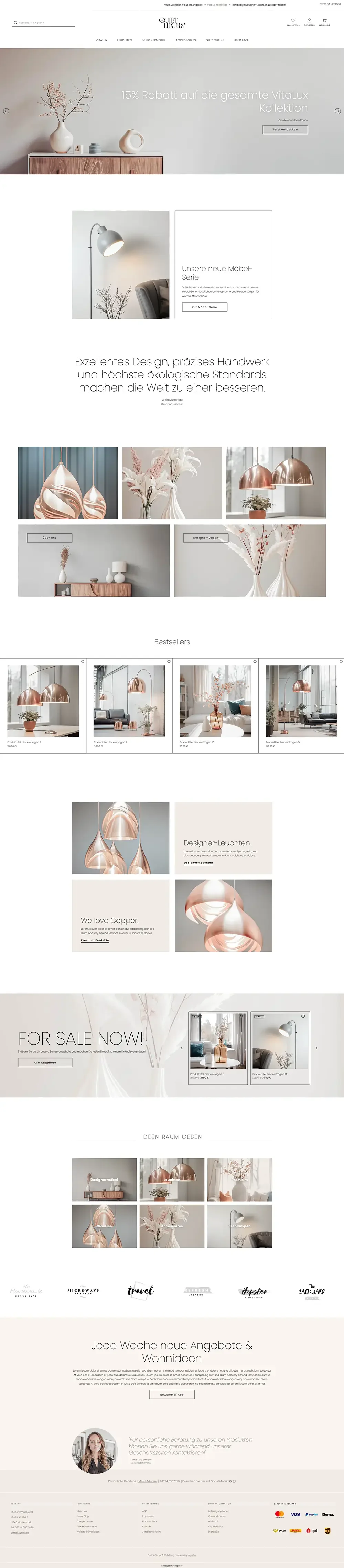 Vorlage "Quiet Luxury"