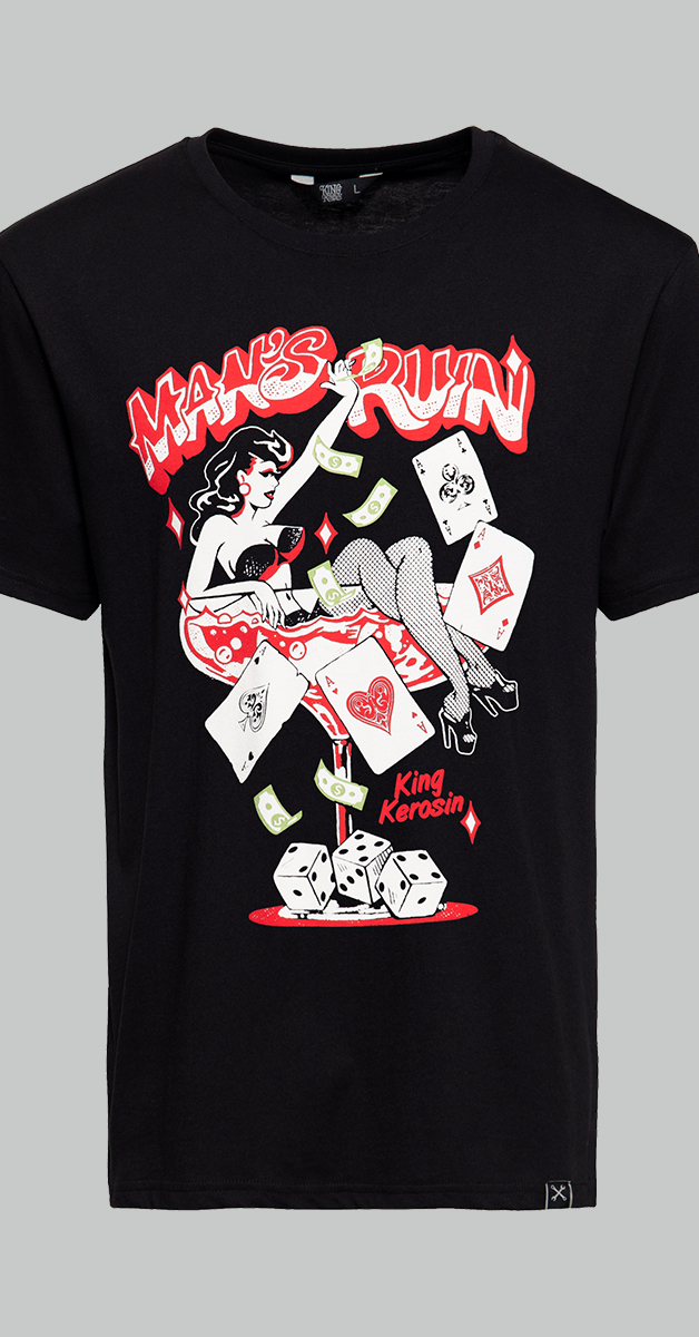 Rockabilly - T-Shirt -Mans Ruin Aces