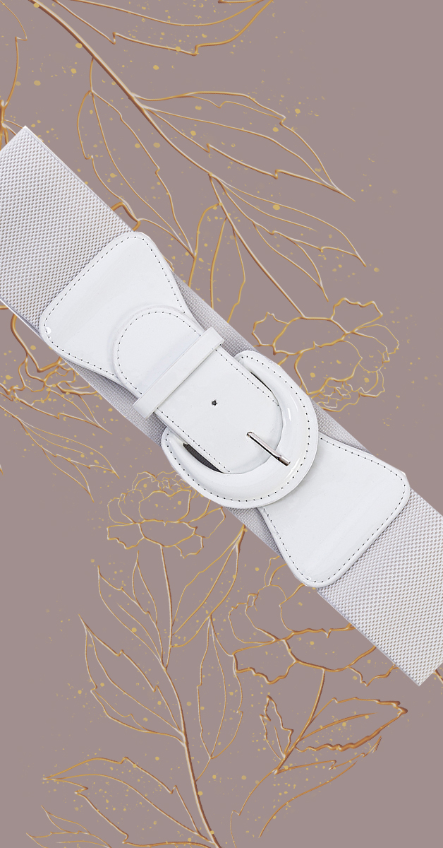 Pin Up Accessoires -Corinne Belt in white