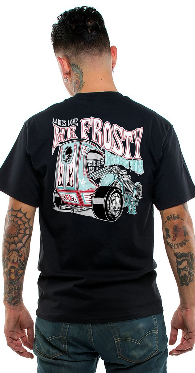 Rockabilly Clothing - Lucky 13 Men's T-Shirt - MR.Frosty