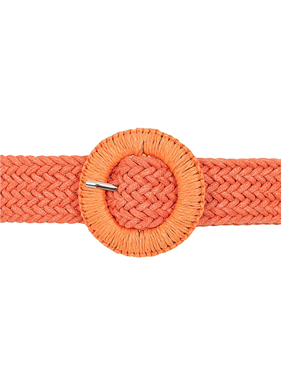 Vintage Accessory - Annie Belt Braided in Orange