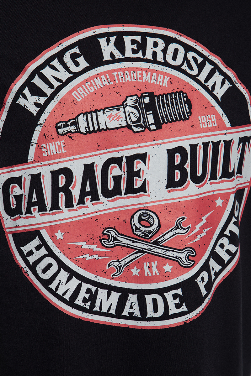 Rockabilly Clothing - T-Shirt - Garage Built