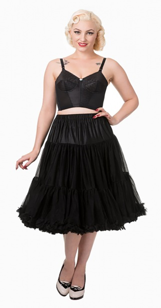 50s Style Lifeforms Petticoat - black