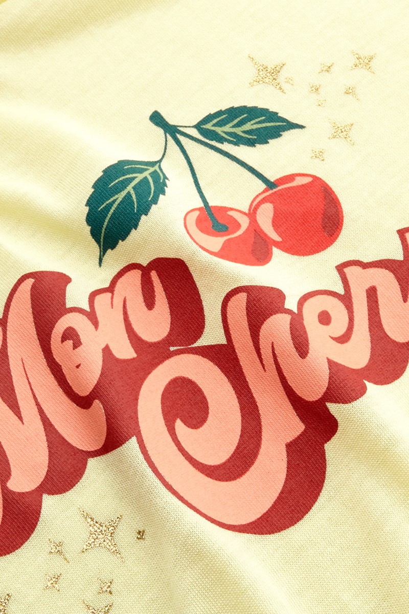 Vintage 50s Style Fashion - T'shirt - Cath Tee Cherry