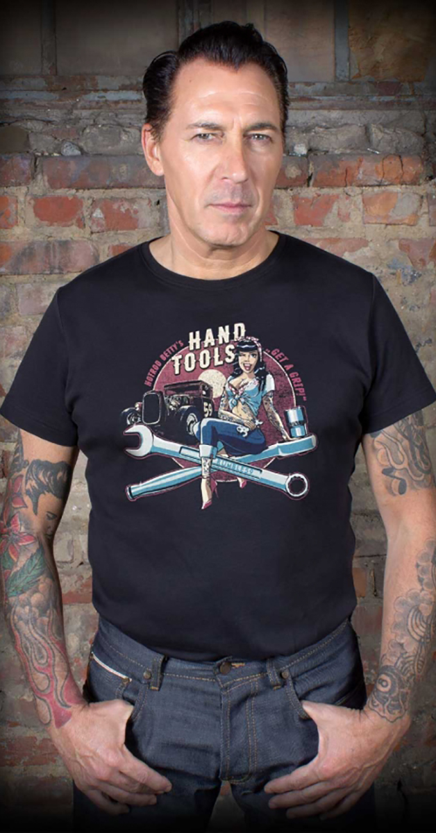 Rockabilly T-Shirt Hotrod Betty´s Handtools