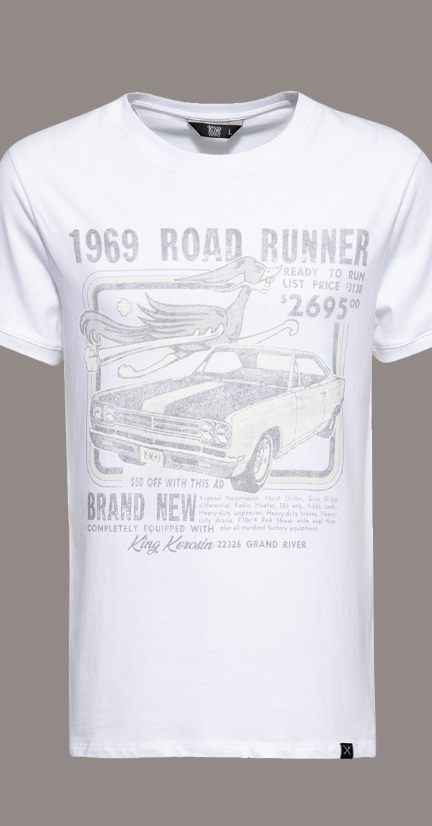 Rockabilly Kleidung - T-Shirt 1969 Roadrunner