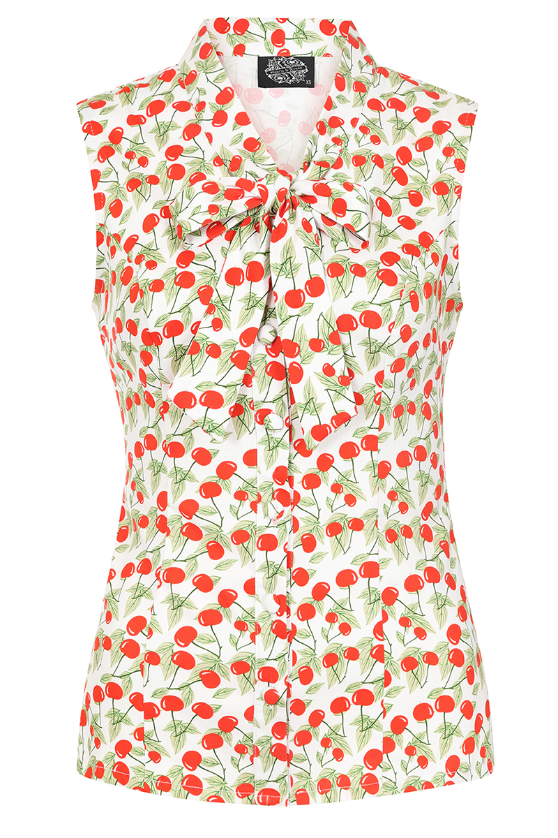 Vintage Clothing - Candice Cherry Blouse