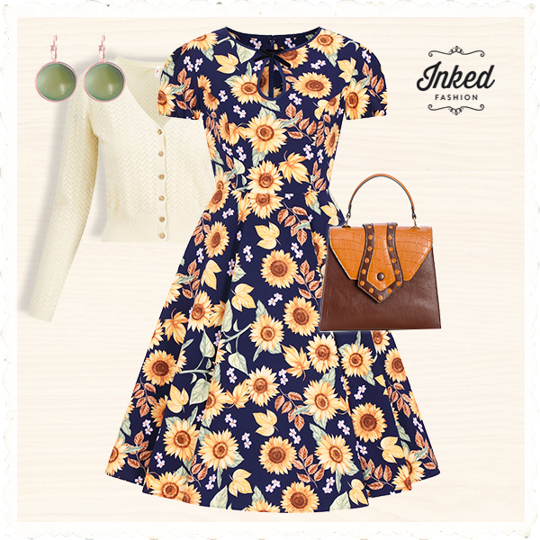 Rockabilly Dress - Sunflower 50's Dress