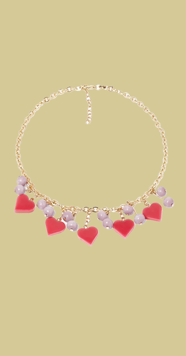 Vintage Accessoires - Poppet Heart necklace