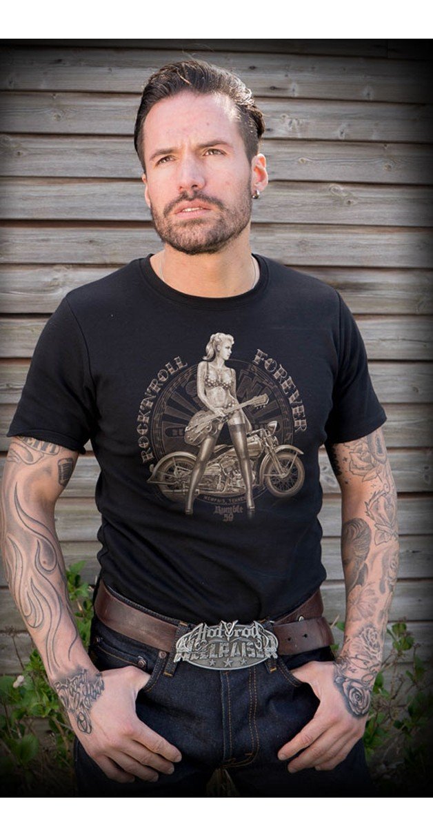 Rockabilly Clothing - T-Shirt - Rock 'N' Roll Forever