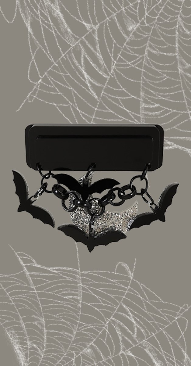 Rockabella Brooch- Halloween Bats