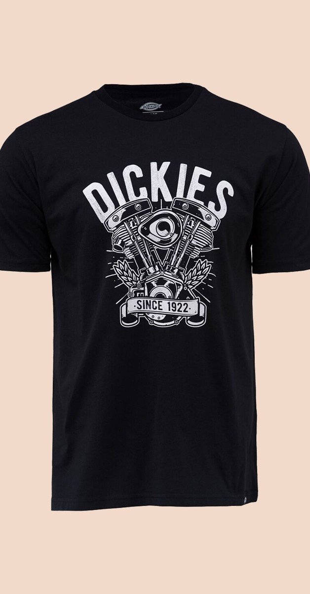 Rockabilly Kleidung - Dickies T-Shirt Tiptonville - Schwarz