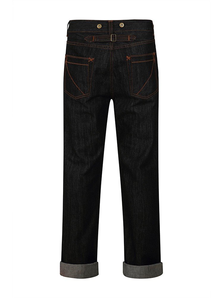 Vintage Jeans - Eddie 40s Jeans Denim - Charcoal Grau