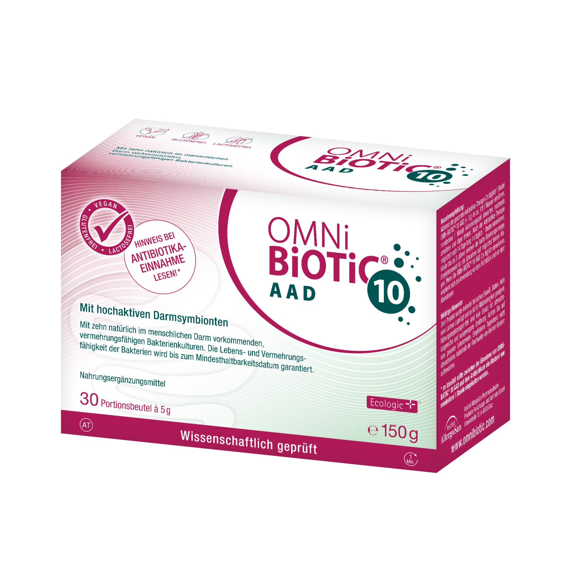 OMNi-BiOTiC® 10 AAD, 30 Sachets a 5g