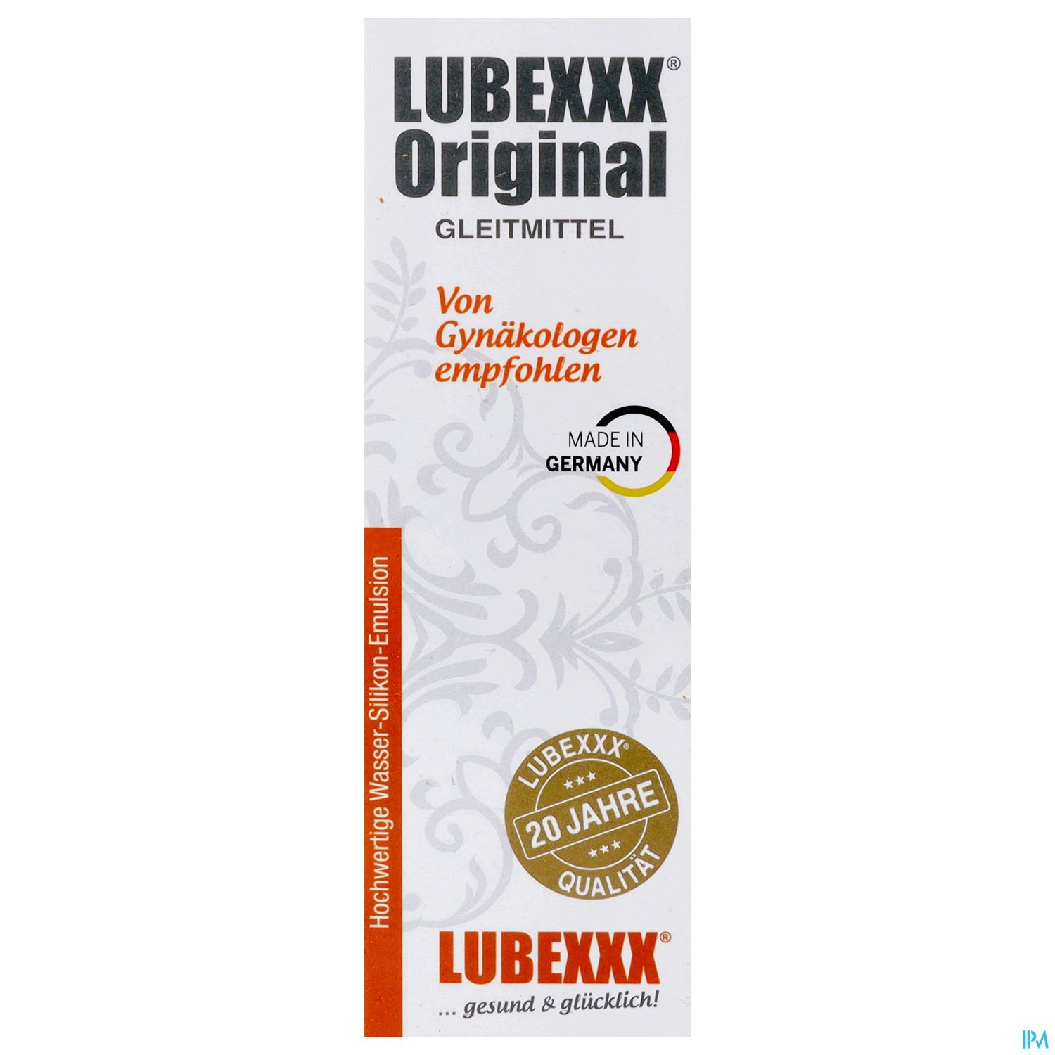 LUBEXXX Original Gleitmittel, empfohlene Verwendung von Gynäkologen, hergestellt in Deutschland, 20 Jahre Qualität.