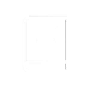Ein minimalistisches Icon eines Dokuments mit zwei horizontalen Linien und einem leeren Bereich für Text, auf schwarzem Hintergrund.