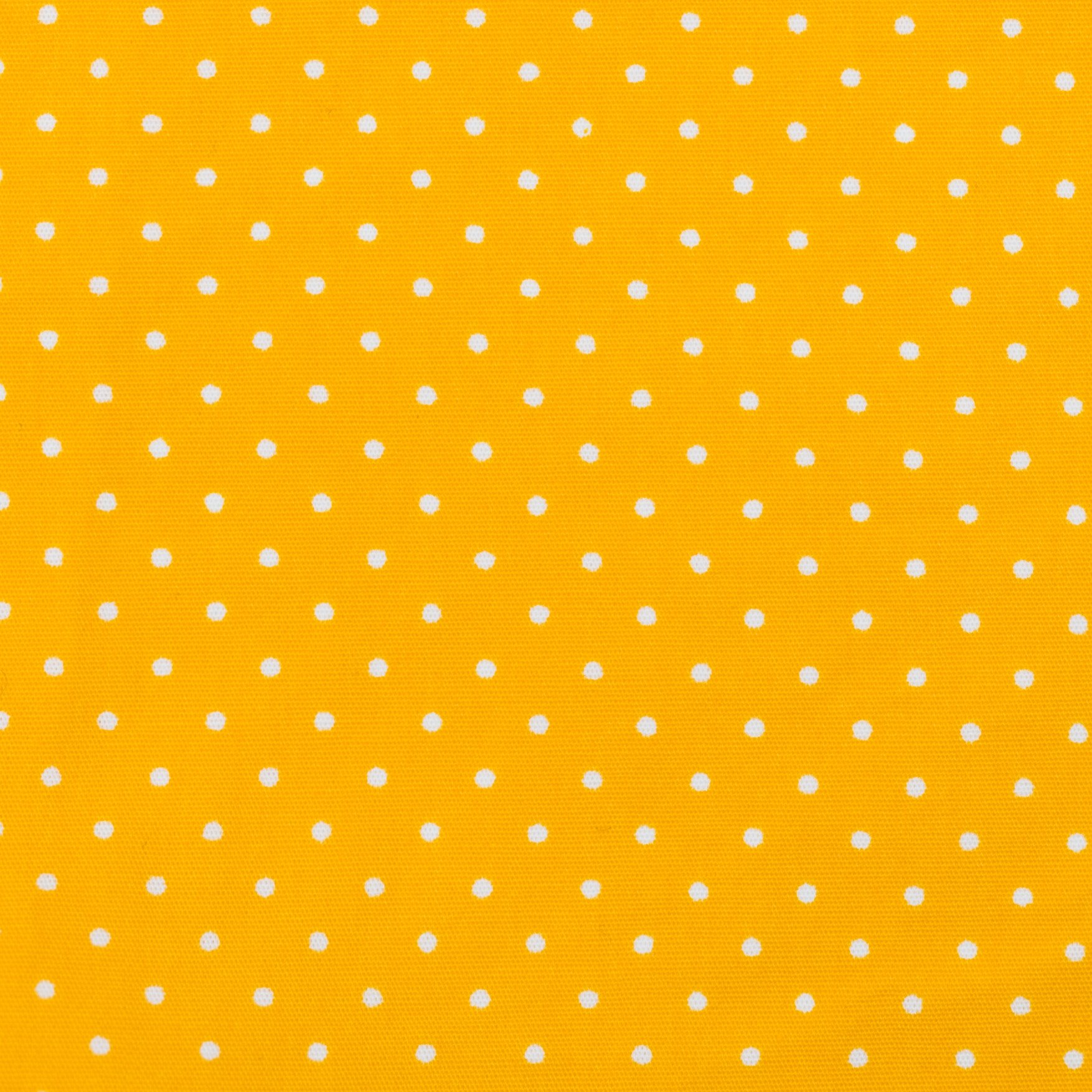 Gelber Hintergrund mit weißen Punkten.