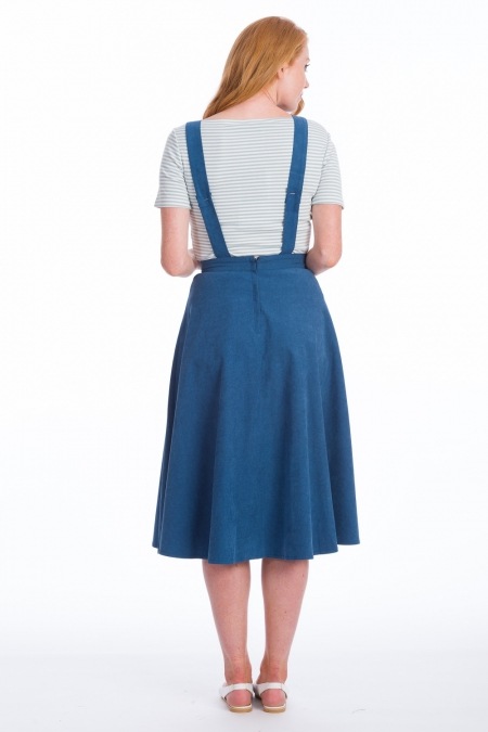 50s Lifes A Peach Pinafore Swing Dress