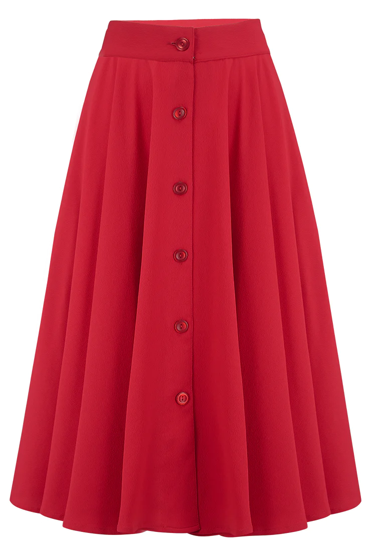 Beverly Skirt Red