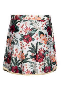 AOP Flower Swim Skirt Ecru