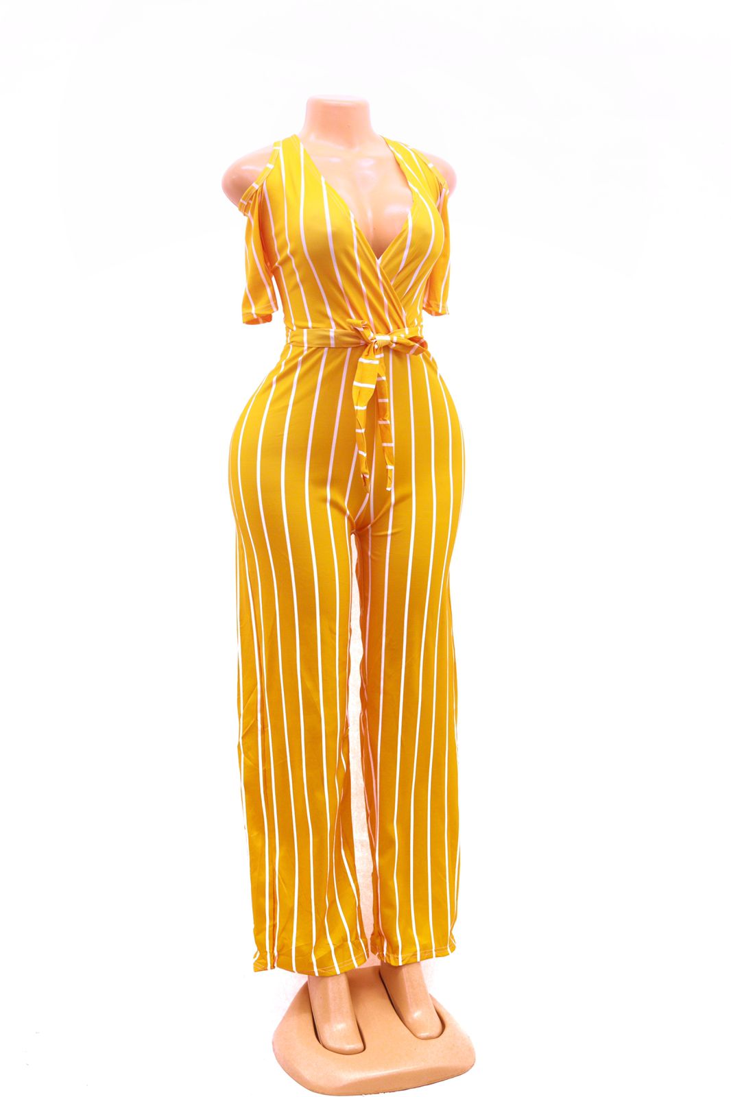 Buy Elegant V-Neck Striped Women's Jumpsuits at LeStyleParfait Kenya