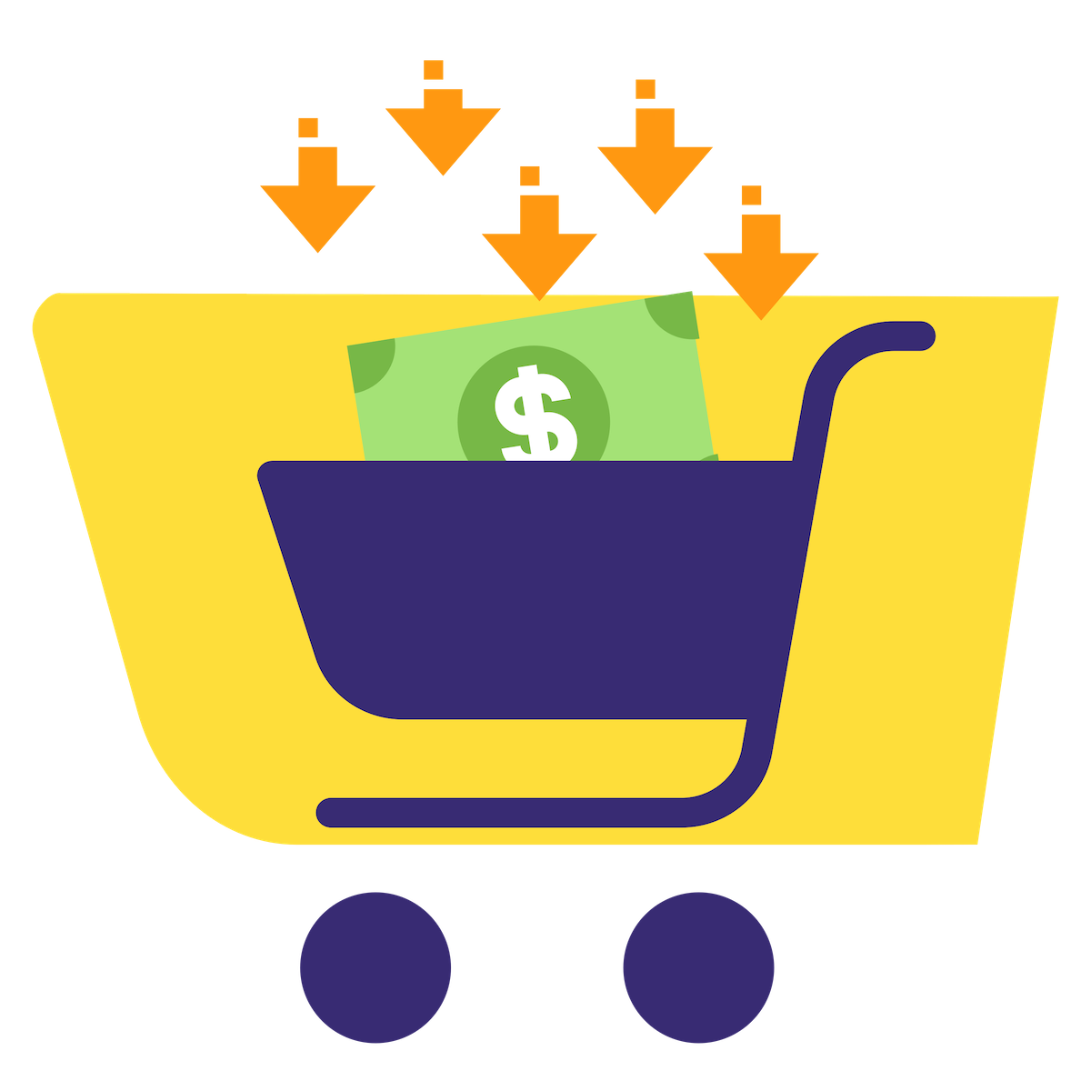In-line cart upsell cross-sell