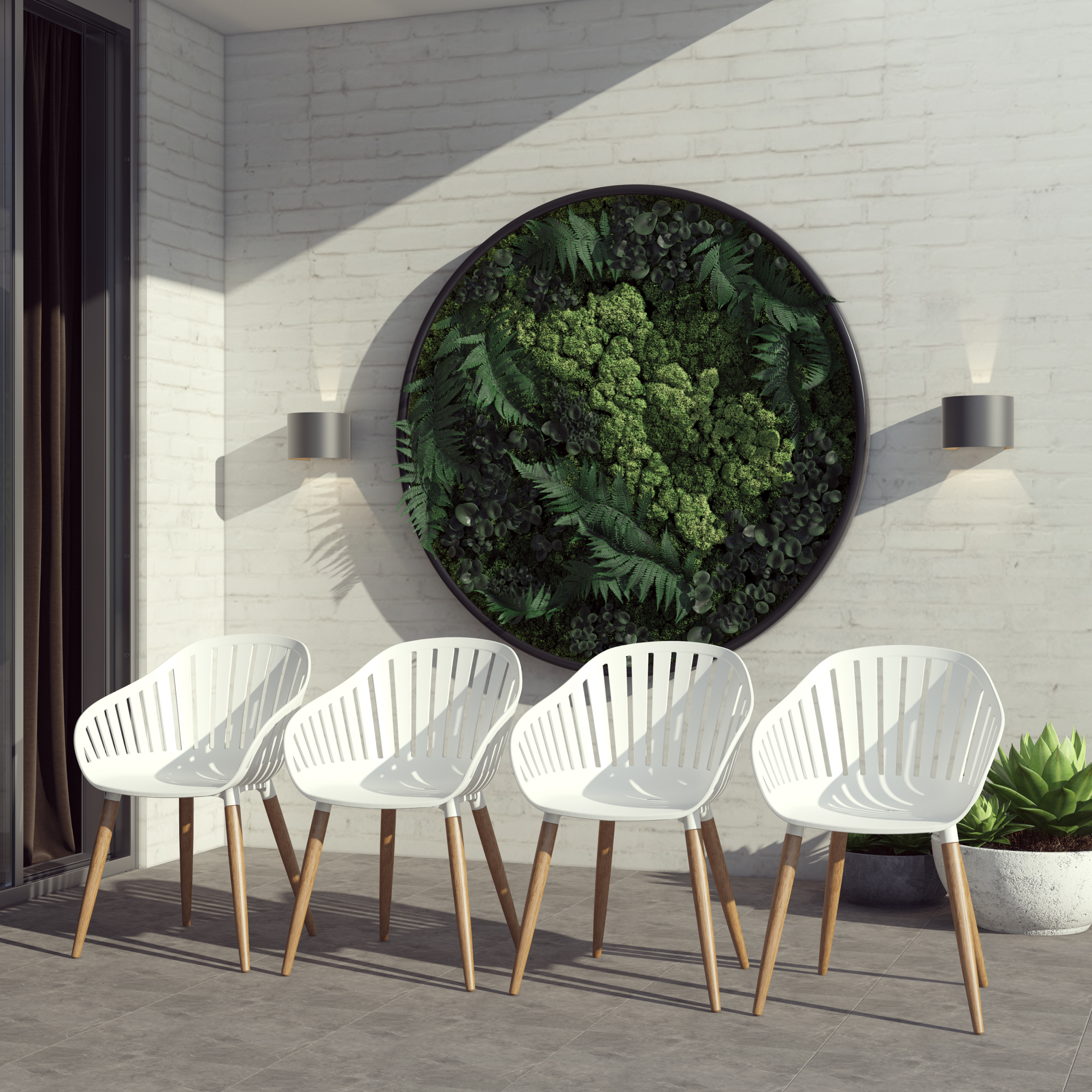 Amazonia Bois 7-Piece Outdoor Dining Set | Teak Finish | Ideal For Patios