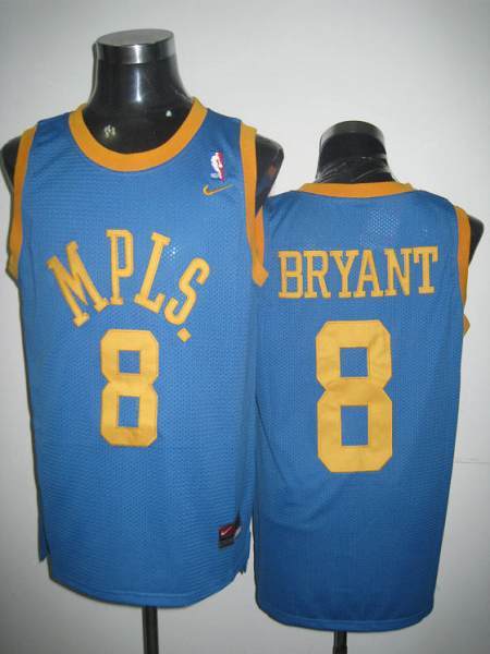 kobe bryant number 8 blue jersey