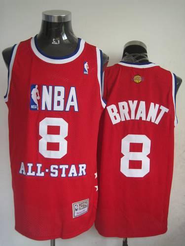 kobe bryant red jersey