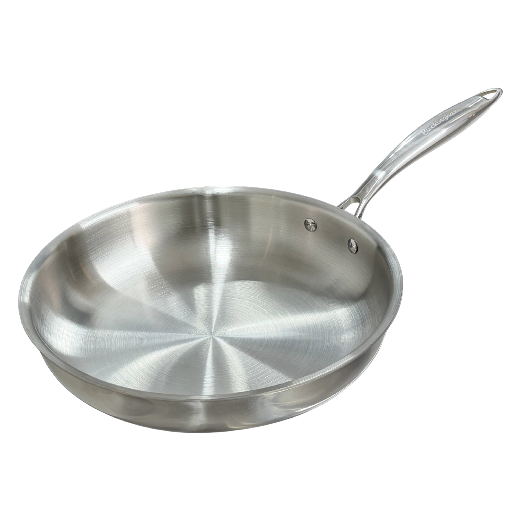 Buckingham Elite-Tri 18/8 Stainless Steel Frying Pan Uncoated 28 cm