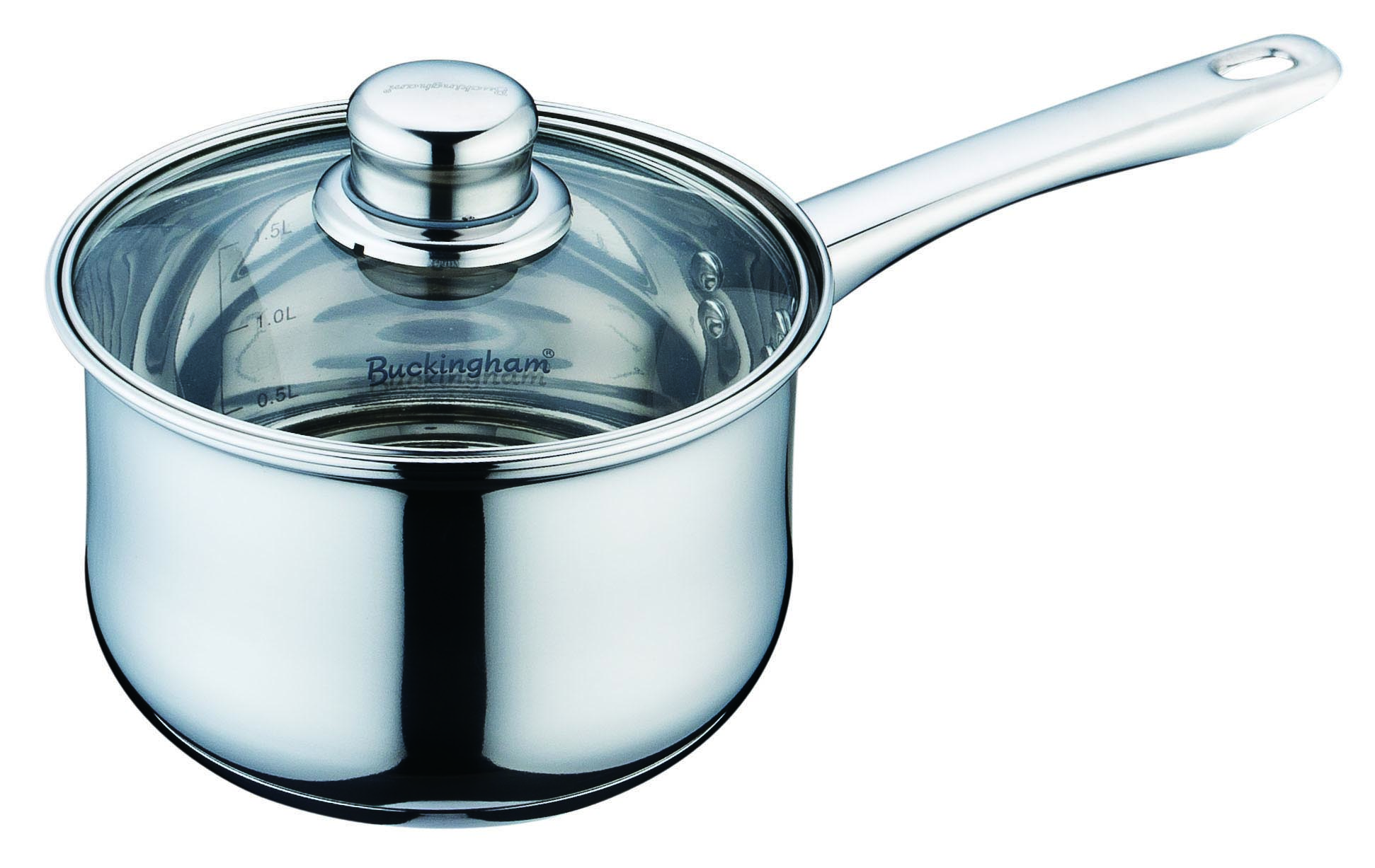 Buckingham Premium Induction Stainless Steel Saucepan 16 cm/ 2 L 